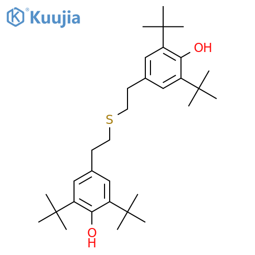 Phenol, 4,4'-(thiodi-2,1-ethanediyl)bis[2,6-bis(1,1-dimethylethyl)- structure