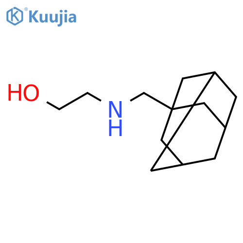 2-((Adamantan-1-ylmethyl)amino)ethanol structure