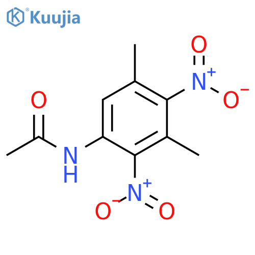 Acetamide, N-(3,5-dimethyl-2,4-dinitrophenyl)- structure