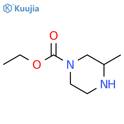1-Piperazinecarboxylicacid,3-methyl-,ethylester,(3R)-(9CI) structure