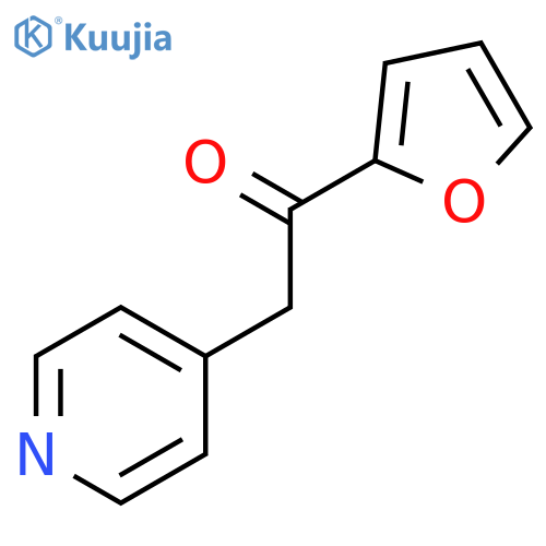 ETHANONE, 1-(2-FURANYL)-2-(4-PYRIDINYL)- structure