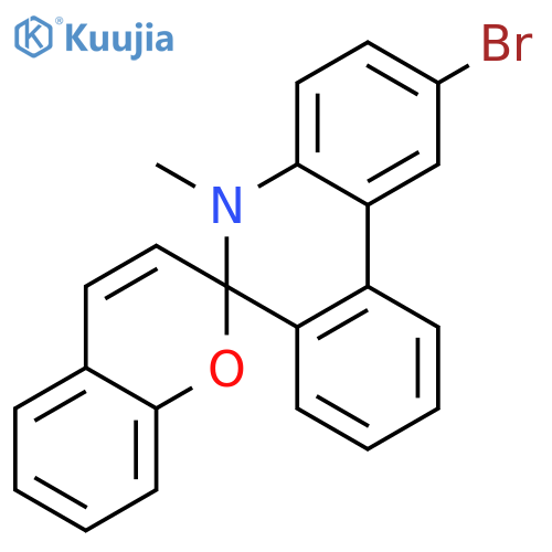 SPIRO[2H-1-BENZOPYRAN-2,6'(5'H)-PHENANTHRIDINE], 2'-BROMO-5'-METHYL- structure