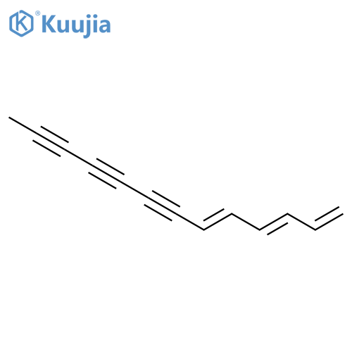 (E,E)-1,3,5-tridecatriene-7,9,11-triyne structure