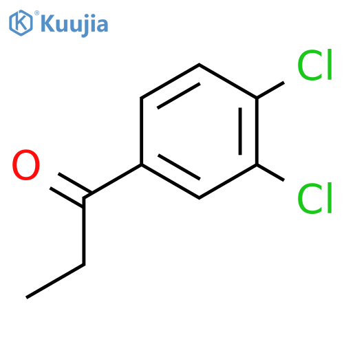 3’,4’-Dichloropropiophenone structure