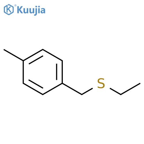 BENZENE, 1-[(ETHYLTHIO)METHYL]-4-METHYL- structure
