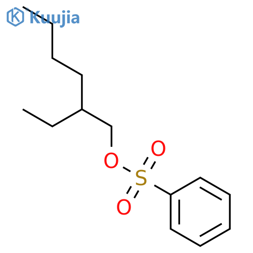 Benzenesulfonic acid, 2-ethylhexyl ester structure