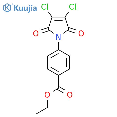 ethyl 4-(3,4-dichloro-2,5-dioxo-2,5-dihydro-1H-pyrrol-1-yl)benzoate structure