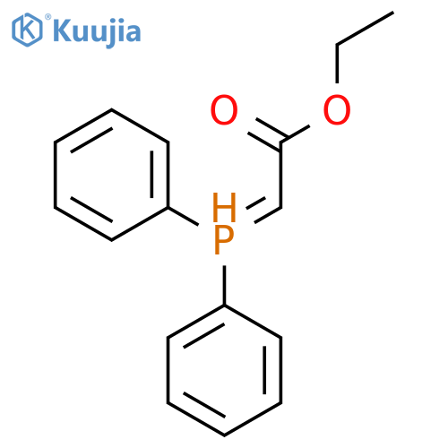 Phosphino, (2-ethoxy-2-oxoethylidene)diphenyl- structure