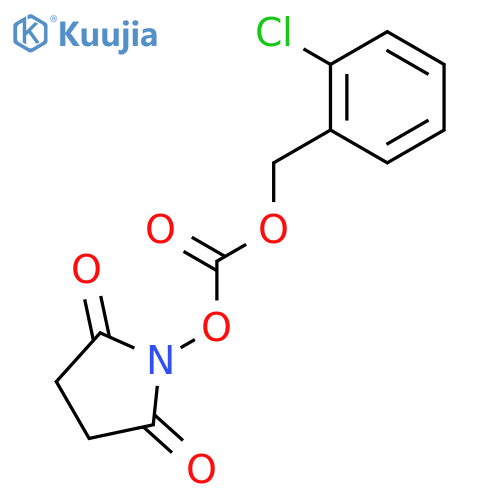 N-(2-Chlorobenzyloxycarbonyloxy)succinimide structure