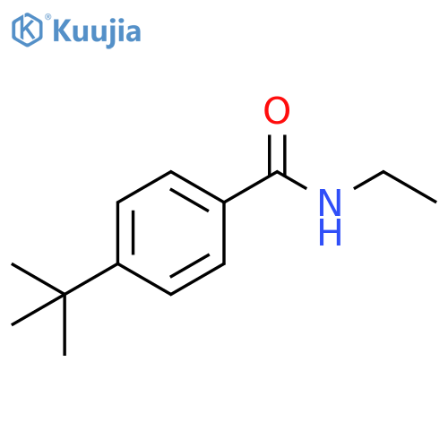 Benzamide, 4-(1,1-dimethylethyl)-N-ethyl- structure
