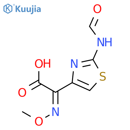 2-(Formylamino)-1,3-thiazol-4-yl(methoxyimino)acetic acid structure