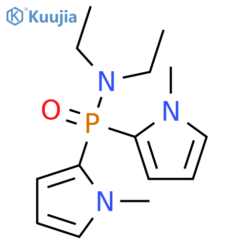 N-bis(1-methylpyrrol-2-yl)phosphoryl-n-ethylethanamine structure