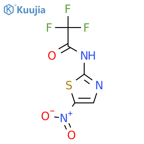Acetamide,2,2,2-trifluoro-N-(5-nitro-2-thiazolyl)- structure