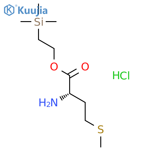 L-Methionine, 2-(trimethylsilyl)ethyl ester, hydrochloride structure