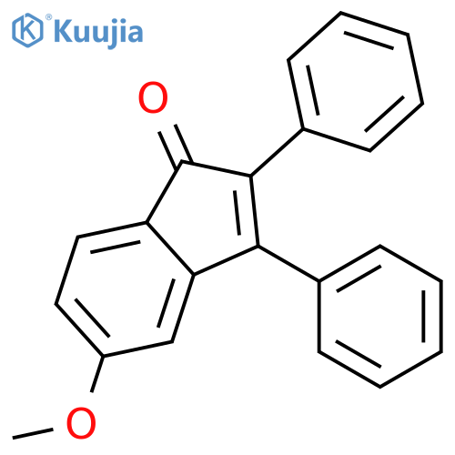 1H-Inden-1-one, 5-methoxy-2,3-diphenyl- structure