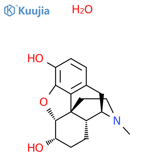 Dihydromorphine (hydrate) structure