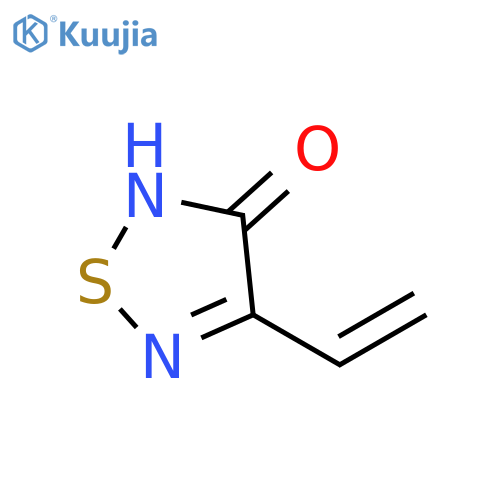 1,2,5-Thiadiazol-3(2H)-one, 4-ethenyl- structure