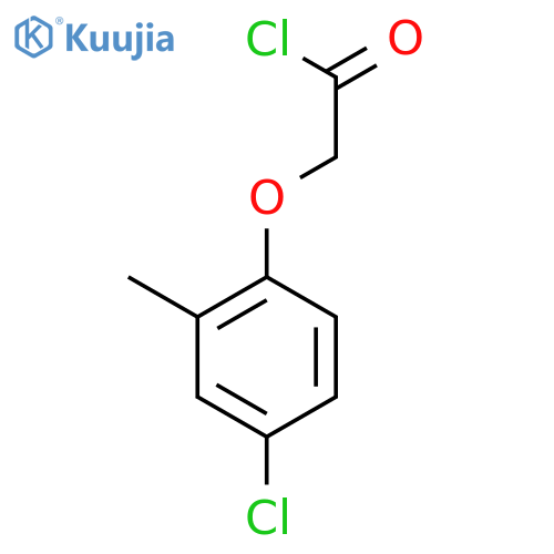 Acetyl chloride, (4-chloro-2-methylphenoxy)- structure