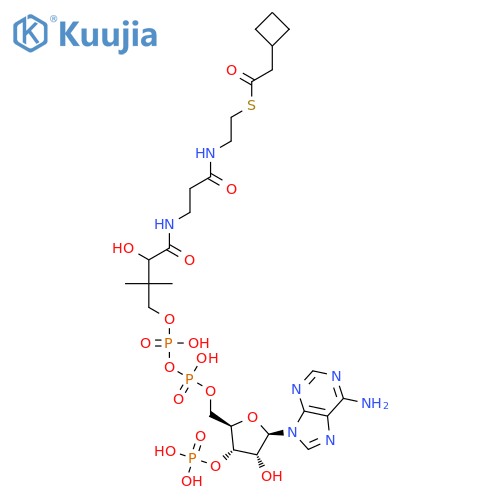Coenzyme A, S-(3E)-3-hexenoate structure