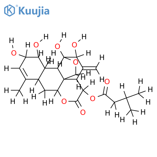 13,18-Dehydroglaucarubol 15-isovalerate structure
