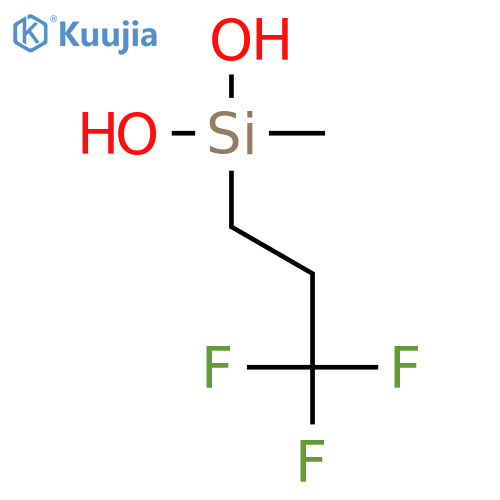 Methyl(3,3,3-trifluoropropyl)silanediol structure
