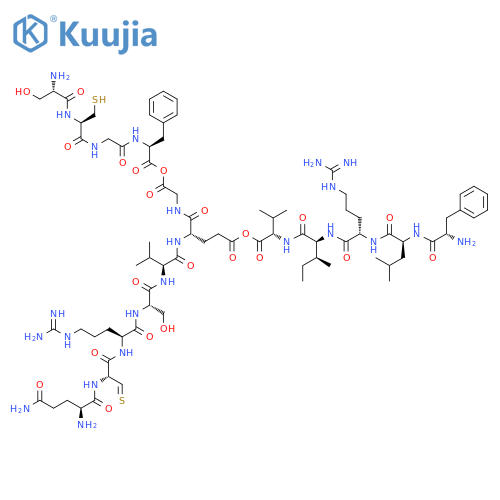 HGH Fragment 176-191 Trifluoroacetic acid structure