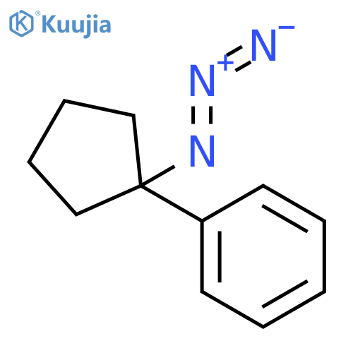 (1-azidocyclopentyl)benzene structure