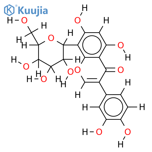 8-Glucopyranosyl-3',4',5,7,-tetrahydroxyisoflavone structure