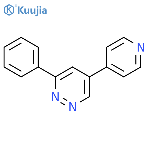 Pyridazine, 3-phenyl-5-(4-pyridinyl)- structure