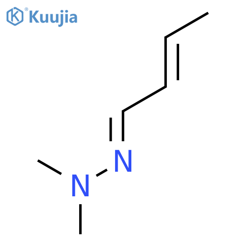 2-BUTENAL, DIMETHYLHYDRAZONE, (1E,2E)- structure