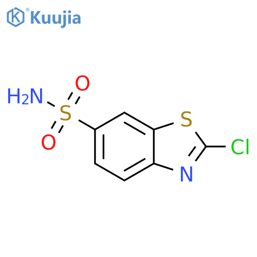 2-chloro-1,3-benzothiazole-6-sulfonamide structure