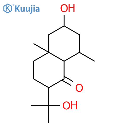 1(2H)-Naphthalenone, octahydro-6-hydroxy-2-(1-hydroxy-1-methylethyl)-4a,8-dimethyl- structure