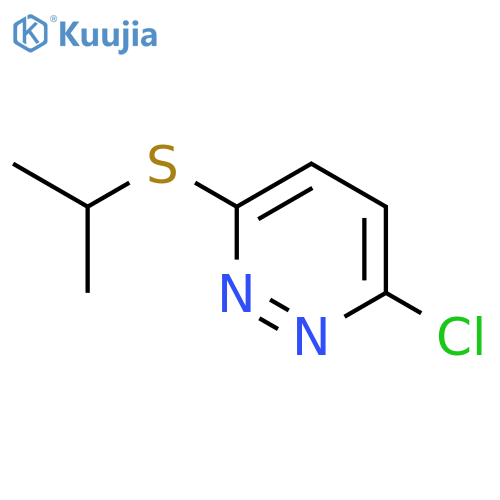 3-chloro-6-(propan-2-ylsulfanyl)pyridazine structure