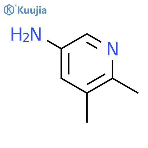 5,6-Dimethylpyridin-3-amine structure