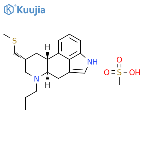 Pergolide mesylate structure