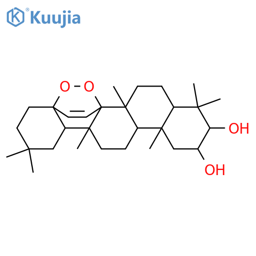 27,28-Dinorolean-15-ene-2,3-diol,14,17-epidioxy-13-methyl-, (2a,3b,13a,14x,17x)- structure