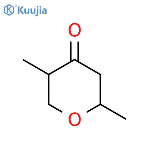 2,5-Dimethyldihydro-2H-pyran-4(3H)-one structure