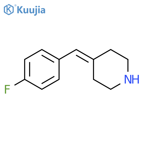 4-[(4-Fluorophenyl)methylene]piperidine structure