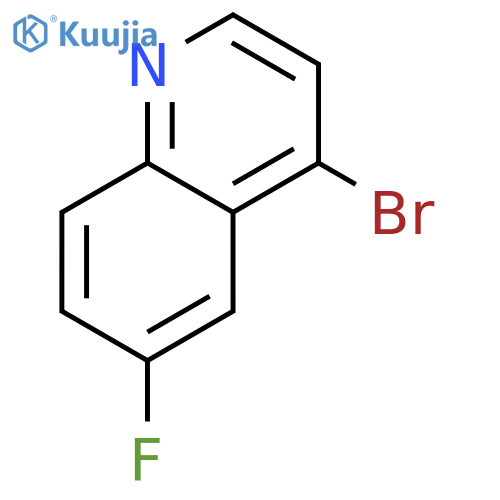 4-Bromo-6-fluoroquinoline structure