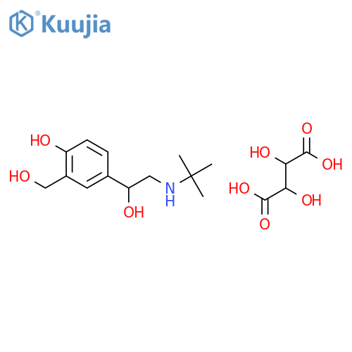 Levosalbutamol tartrate structure