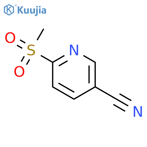 6-(Methylsulfonyl)nicotinonitrile structure