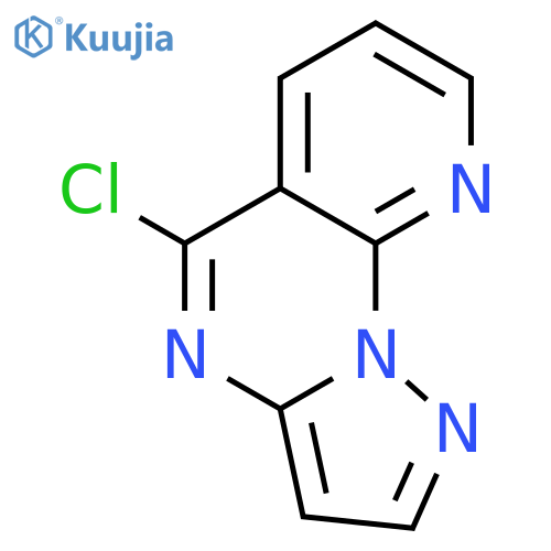 PYRAZOLO[1,5-A]PYRIDO[3,2-E]PYRIMIDINE, 5-CHLORO- structure