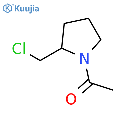 (S)-1-acetyl-2-(chloromethyl)-Pyrrolidine structure