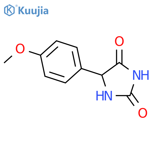 2,4-Imidazolidinedione,5-(4-methoxyphenyl)- structure
