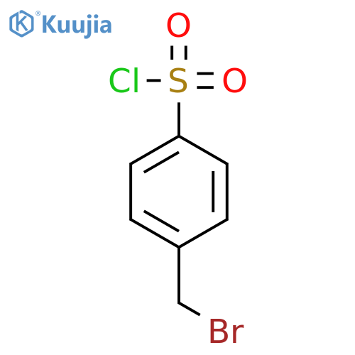 4-(Bromomethyl)benzenesulfonyl chloride structure