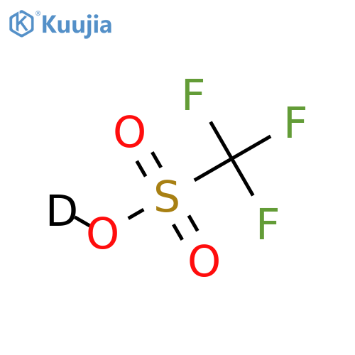Deuterotrifluoromethanesulfonic acid structure