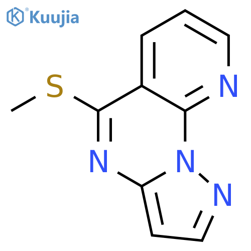Pyrazolo[1,5-a]pyrido[3,2-e]pyrimidine, 5-(methylthio)- structure