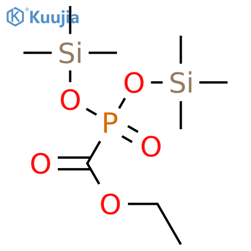 ethyl (ditrimethylsilyl phosphono)formate structure