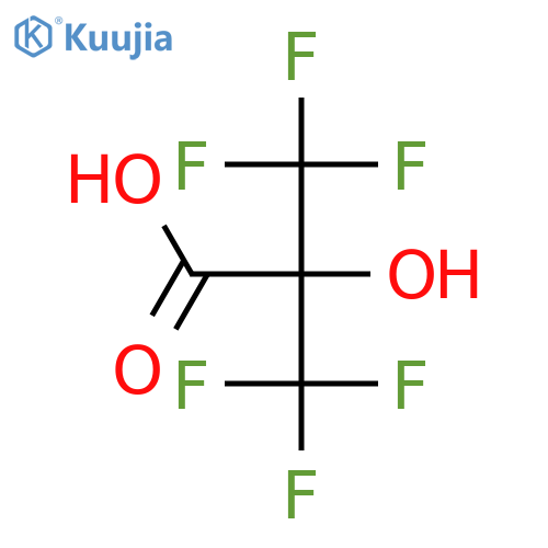 3,3,3-Trifluoro-2-hydroxy-2-trifluoromethylpropionic Acid structure