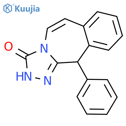 3H-1,2,4-Triazolo[3,4-b][3]benzazepin-3-one, 2,11-dihydro-11-phenyl- structure